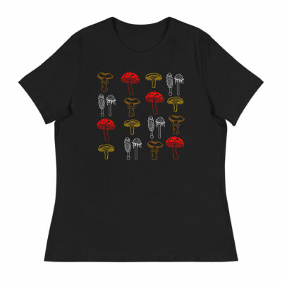 Chanterelle, Amanita muscaria, honey, shaggy mane mushroom shirts