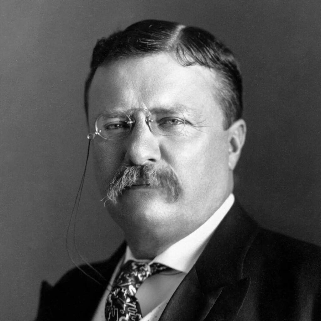 Theodore Roosevelt, born in 1858, was an American statesman, conservationist, and explorer who made significant contributions to American politics, environmental conservation, and exploration. As the 26th President of the United States