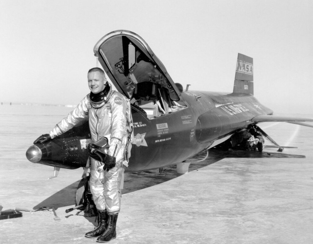 Neil Armstrong, born in 1930, was an American astronaut and the first person to set foot on the Moon. On July 20, 1969, Armstrong, serving as the commander of NASA's Apollo 11 mission, made history when he descended from the lunar module Eagle and uttered the iconic words, "That's one small step for man, one giant leap for mankind." Armstrong's historic moonwalk, watched by millions around the world, marked a pivotal moment in human exploration and spaceflight. 