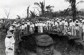 Origins of the Olmec civilization Who were the Olmecs and where was the Olmec civilization located? The colossal Olmec heads weren’t formally discovered until the early 20th century, after Matthew Stirling hit upon the Tres Zapotes Colossal Head One in 1938. However, this was only due to a 75-year-old tip-off (of sorts) from oil prospector José Melgar, who had first spotted this enormous stone head in Tabasco way back in 1862.