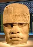 Origins of the Olmec civilization Olmec colossal heads vary in height from 1.47 to 3.4 meters, or from 4'10" to 11'2" and weigh between 6 and 50 tons.