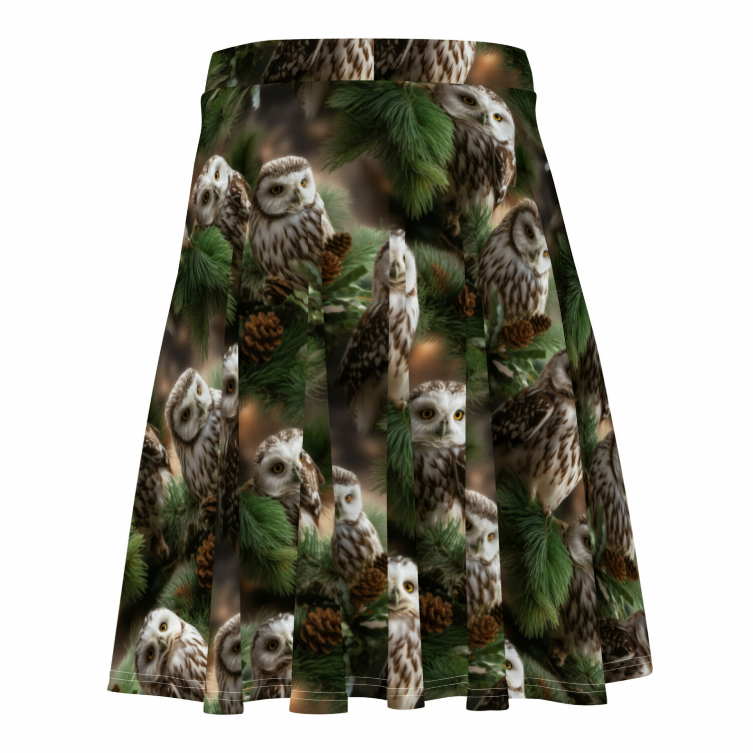 Short skirt with owls