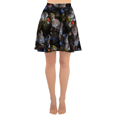 skirt with wild rabbits