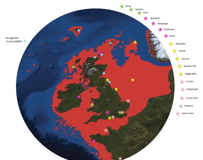 lost city of Atlantis in Doggerland on a map with red showing the vast submerged area. Atlantis the lost empire with hidden underwater temple town ruins has an ancient lore village much like antarctica lost civilization theories. Ancient people fished for sea trout in the north sea and Baltic seas as the waters gradually filled Doggerland. Argoland and Zealandia of an underwater city on the last lost continent near Baia Italy underwater city of ancient people with temples. 
Other examples Alabama underwater forest of a mu lost continent underwater forest Gulf of Mexico and the lake McDonald underwater forest. Another underwater forest Oregon looks strikingly like dogger bank on the Doggerland map found in this Doggerland book.
